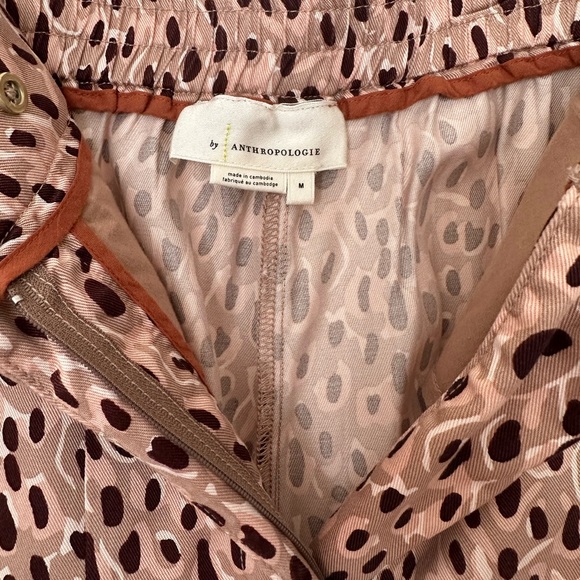 Anthropologie Leopard Print Loose Pants - Picture 3 of 4